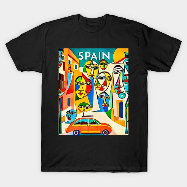 Spain, Globetrotter T-Shirt by Zamart20